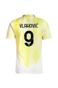 Fotbalové Dres Juventus Dusan Vlahovic #9 Venkovní Oblečení 2024-25 Krátký Rukáv